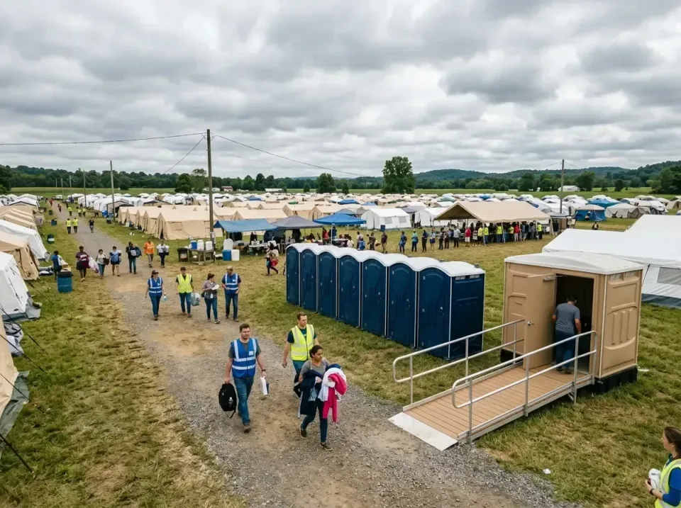 disaster-relief-camp-restrooms-010 — frequently asked questions, Dumpster & Portable Bathrooms Rental in Willamina, OR